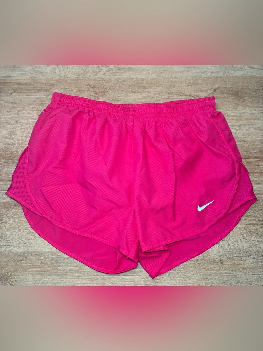 Nike Women's Dri-Fit Tempo Fuchsia Lightweight Running Shorts - Size Small